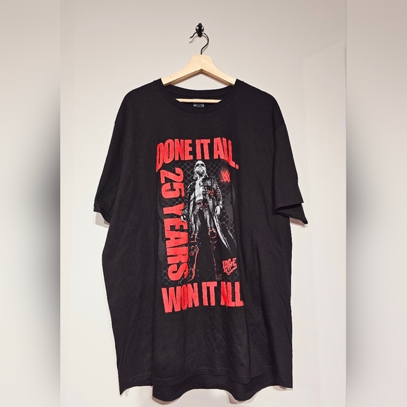 WWE Men's Black Edge 25 Years Done It All T-Shirt Size 2XL - Picture 4 of 5
